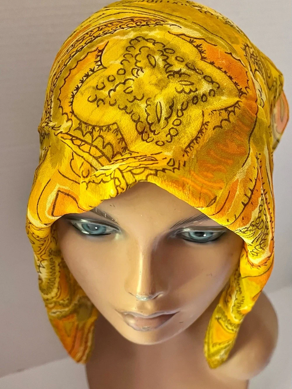 Saks Fifth Avenue Vintage Paisley Square Scarf